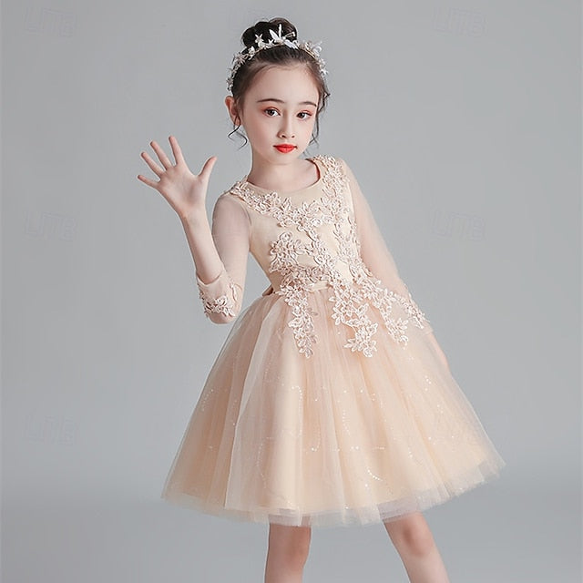 Dress Girl Princess Girls' Flower Kid's