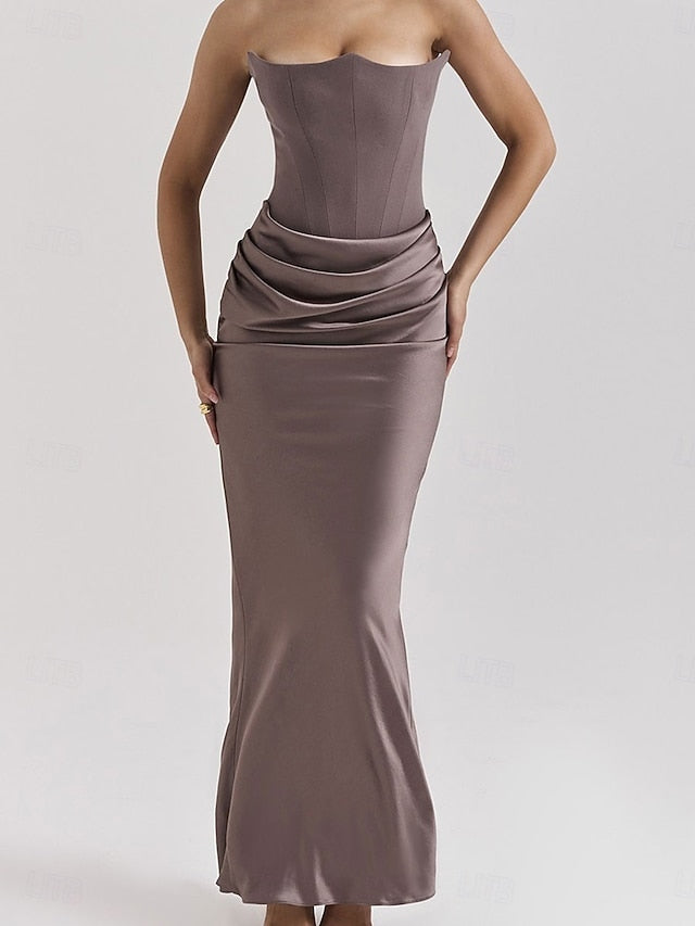 Mermaid / Trumpet Floor Length Prom Dresses Evening Gown