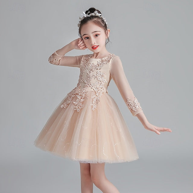 Dress Girl Princess Girls' Flower Kid's