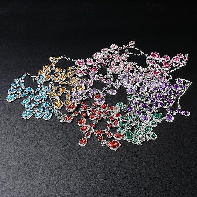 Ankle Women's Matching Stiletto with Rhinestone Green Heels