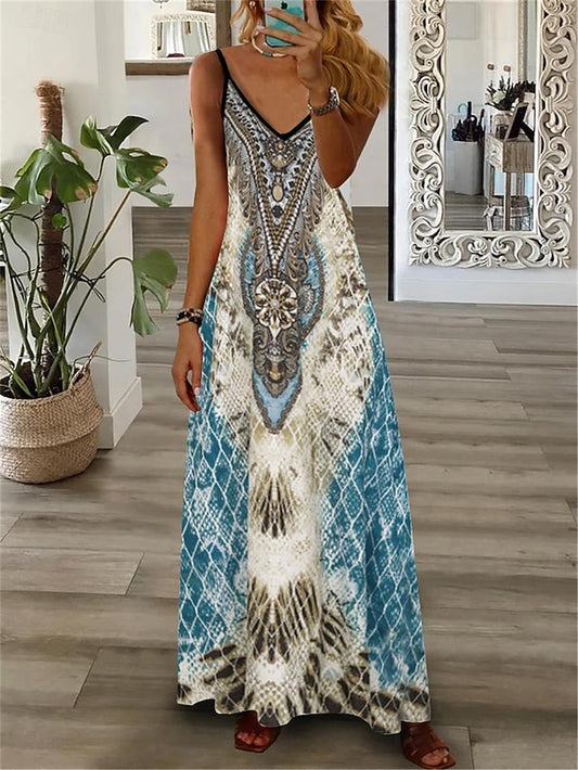 Women's Maxi long Dress Casual Dress A Line Dress Slip