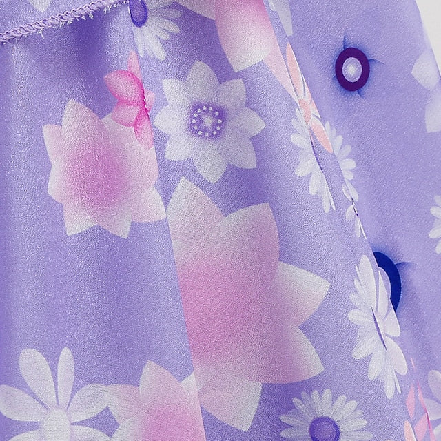 Encanto Flower Girl Fairytale Princess Isabela Dress Madrigal