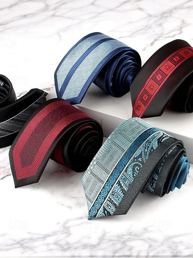 Polyester Pattern with Necktie Classic Men's