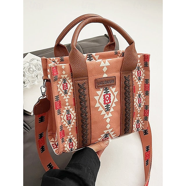 – Ethnic Bag Vintage-Inspired Women's Tote Print Boho