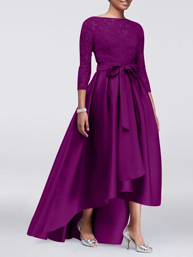 Size Elegant Bride Guest Mother Plus Dress the Wedding of A-Line