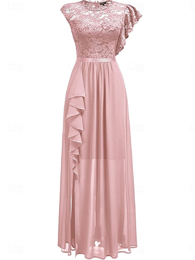 Bride Elegant Guest Casual Jewel Wedding of the Mother Dress