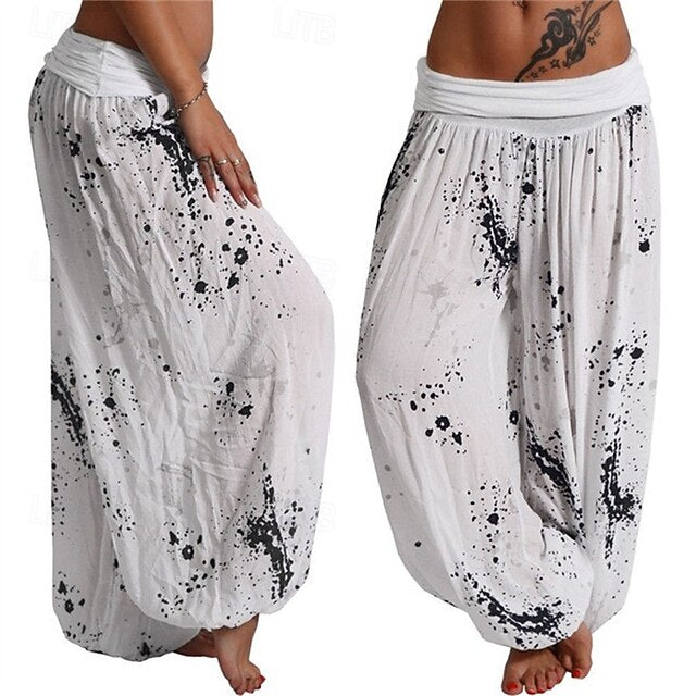 Women's Pants Trousers Palazzo Pants Fashion Boho Full