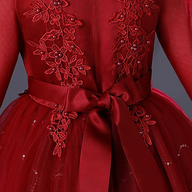 Flower Girl Girls' Kid's Princess Dress