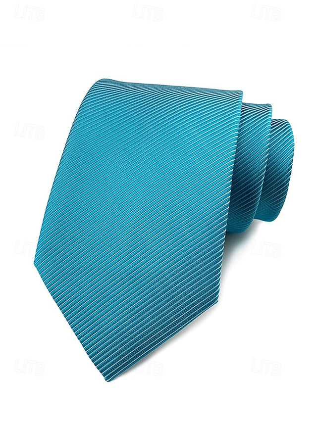 tie striped satin Men's