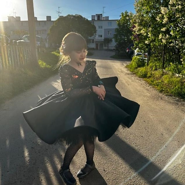 Kids First Girls' Flower Communion Party Dress Girl