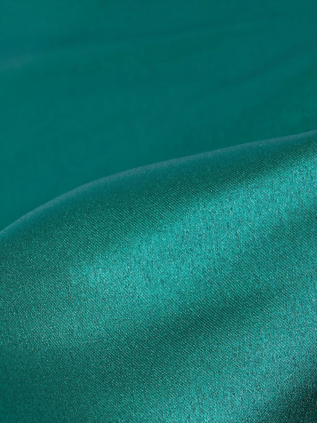 Formal Floor Split Evening A-Line Dress High Wedding Guest Gown