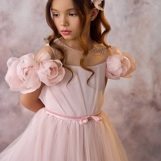 First Flower Girl Communion Party Girls' Dress
