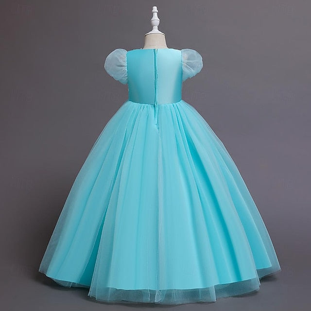 Girl Kids Sequin Party Flower Girls' Dress