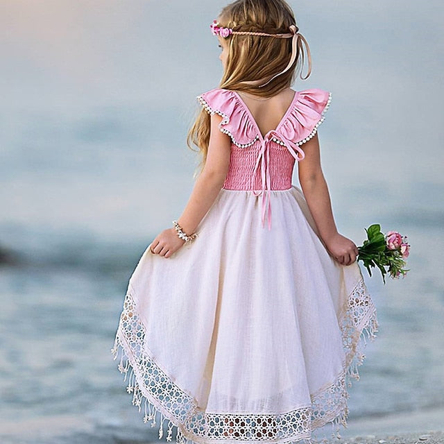 Party Wedding Dress Flower Girls' Girl