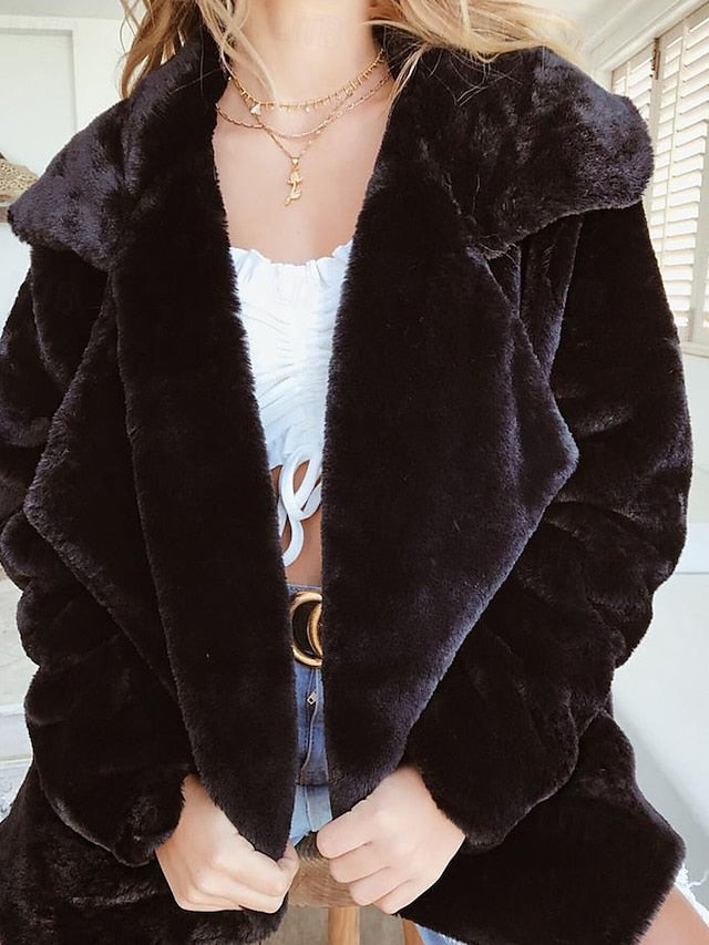 Furs Warm Faux Comfortable Women's Coat Fur Teddy