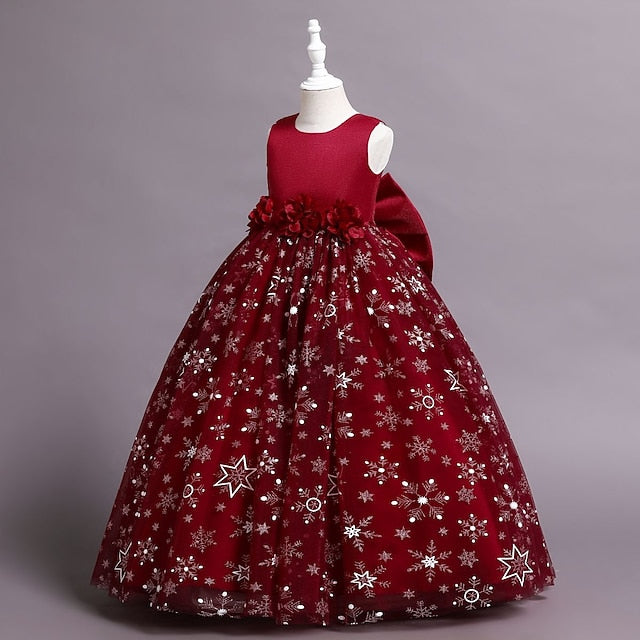 Dress Wedding Kids A Flower Girls' Line Little Party