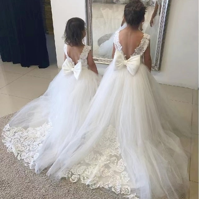 Girls' First Girl Flower Party Communion Dress