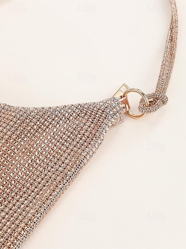Elegant Evening Women's Shoulder Handbag – Bag Rhinestone