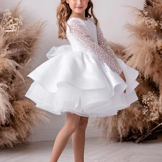 Dress Girls' Communion Girl Flower First