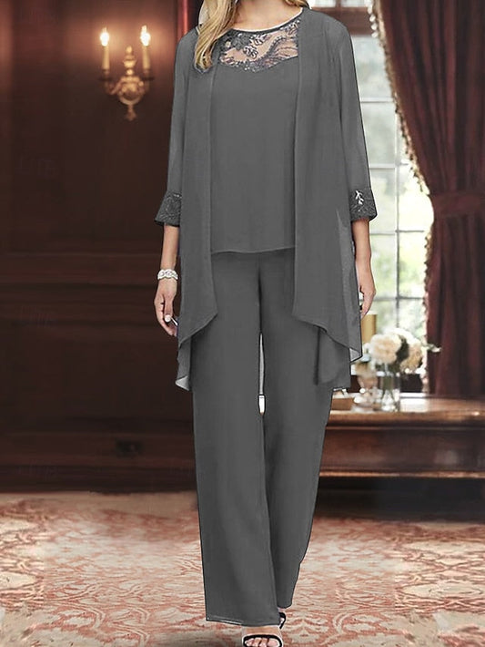 Bride Dress Neck Elegant Piece of Vintage Crew 3 Mother the