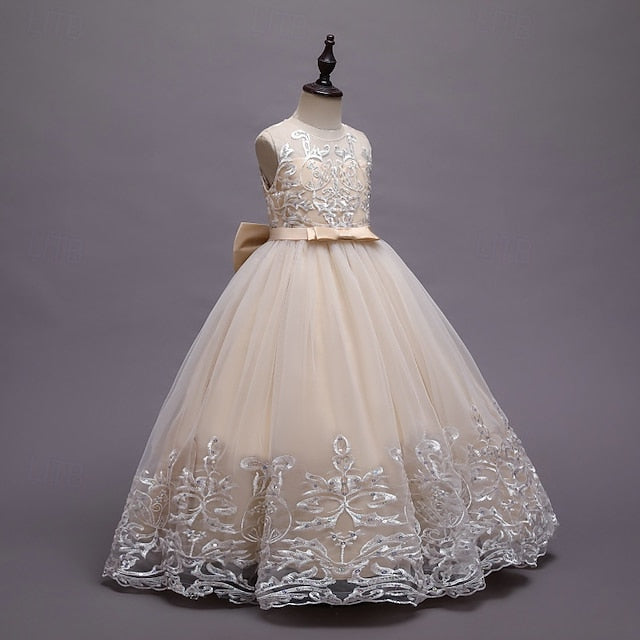 Princess Girl Girls' Flower Kid's Dress