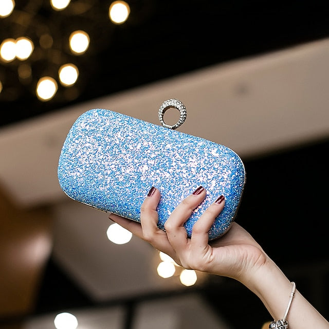 PU Bags Clutch Evening Bag Women's Wristlet Leather