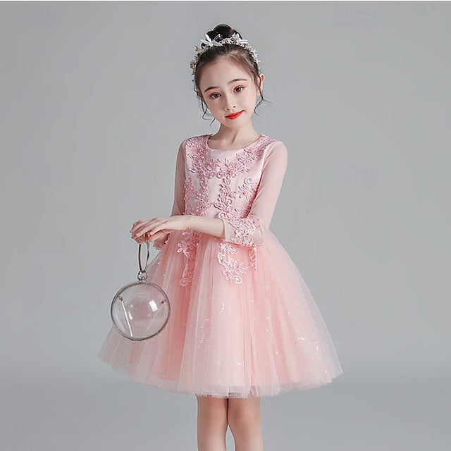 Dress Girl Princess Girls' Flower Kid's