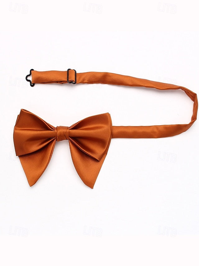 Satin Multiple Bow in Tie Colors Men's