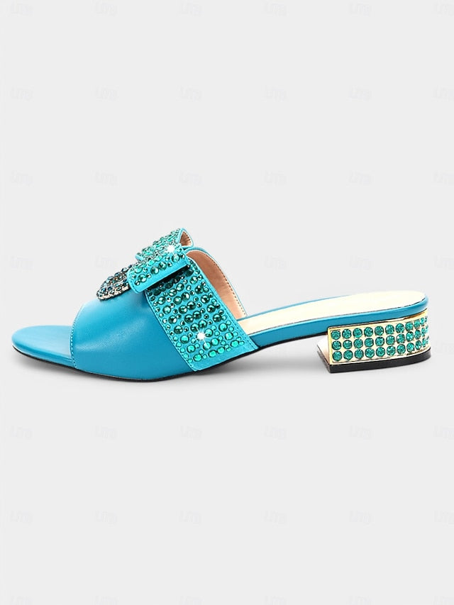 Sandals Flat – Bow Rhinestone Clutch with Matching Gold