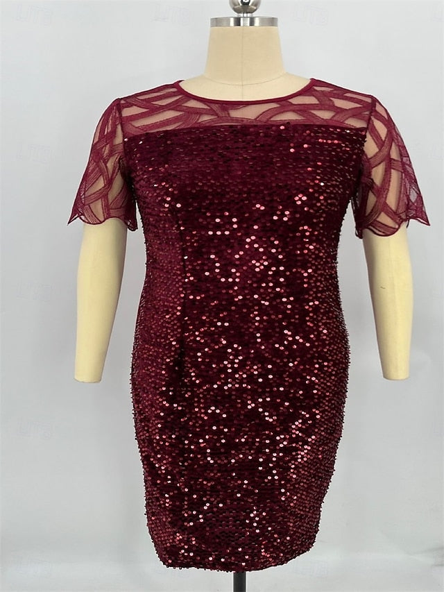 the Mother Bride of Elegant Length Crew Dress Neck Tea