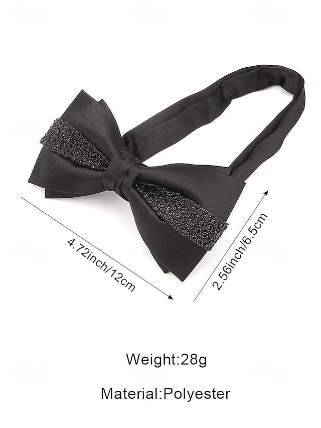 Red Men's Tie – Christmas Bow