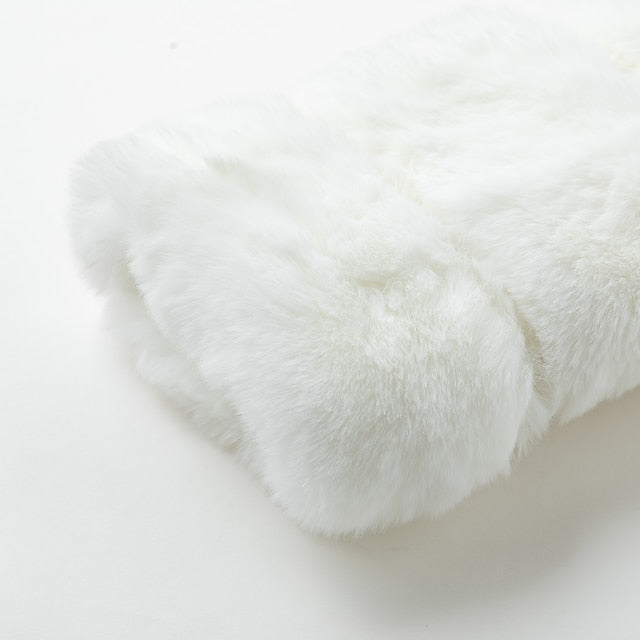 Fur Women's Active Street Elegant Coat Comfortable Faux