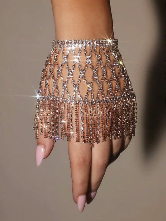 Bracelet – Crystal Hand Women's Rhinestone Luxury Chain