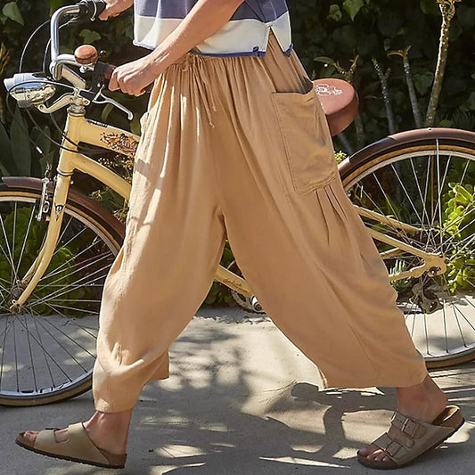 Women's Trousers Summer Pants Baggy Pants Harem Pants