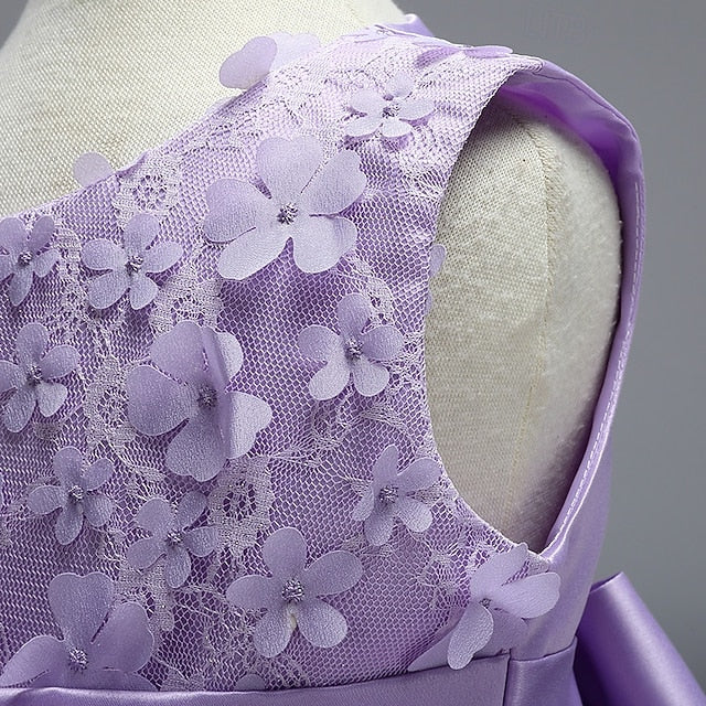 Girls' Flower Kid's Dress Princess Girl