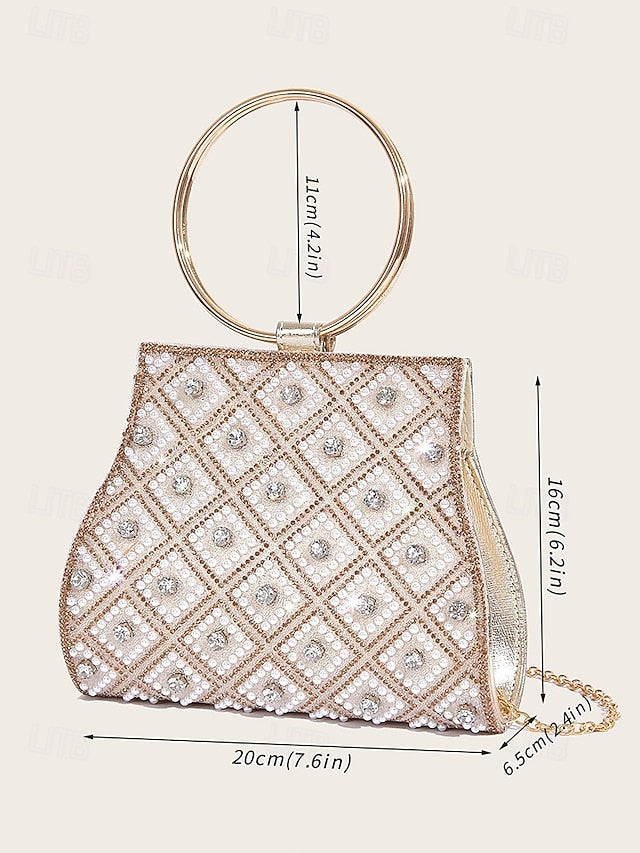 – Bag Embellished Clutch Rhinestone Women's Evening