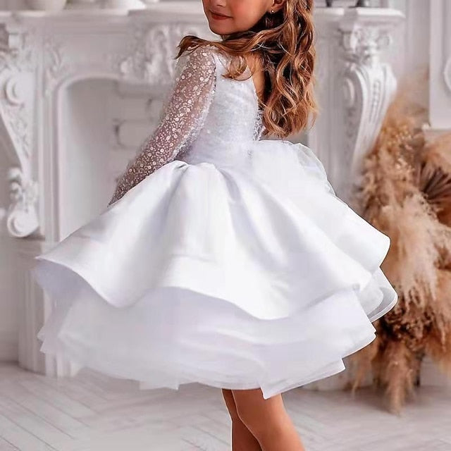 Dress Girls' Communion Girl Flower First