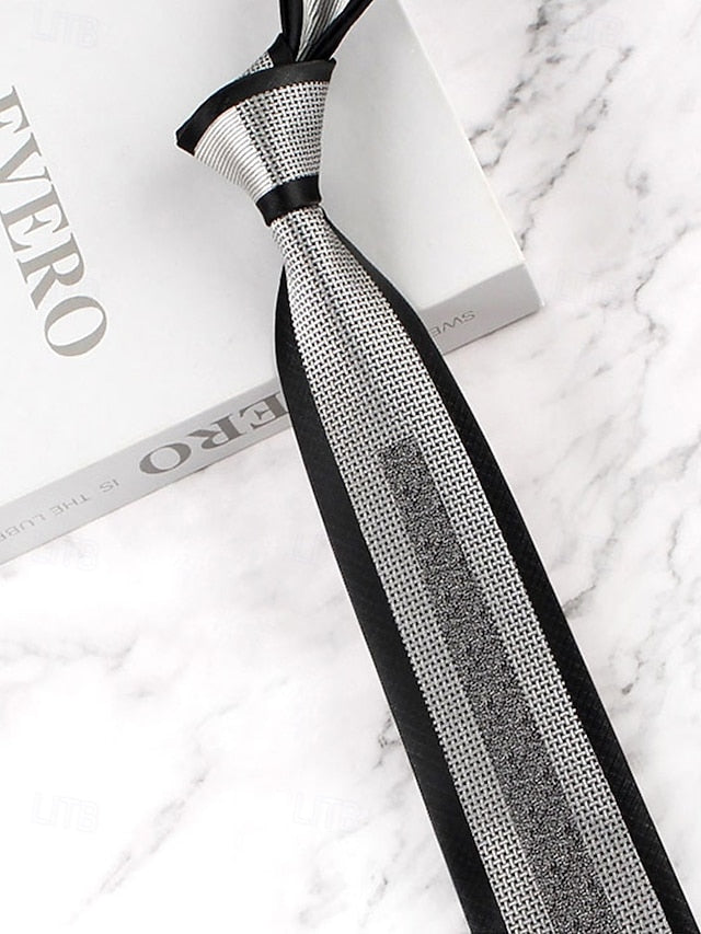 Polyester Pattern with Necktie Classic Men's