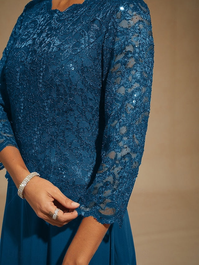 Women's Maxi Dress Chiffon Dress Elegant Wedding Guest