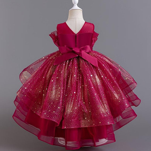 Flower Kids Girls' Sequin Girl Dress Sleeveless Party