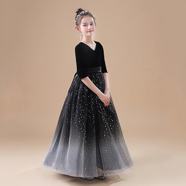 Kid's Flower Girls' Dress Girl Princess