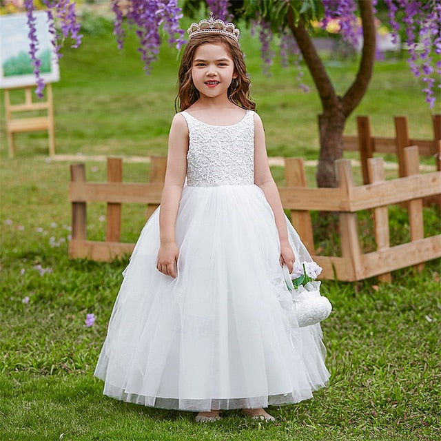 Dress Girl Girls' Kid's Princess Flower