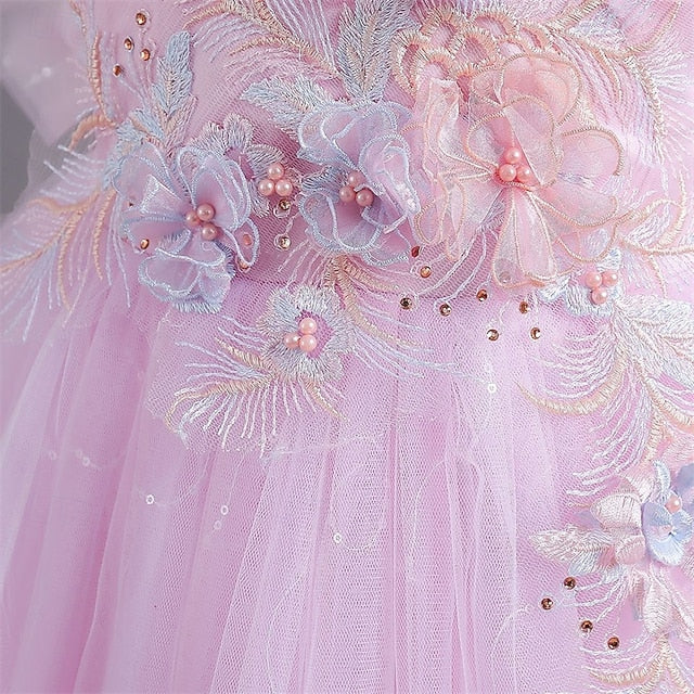 Girl Flower Dress Kid's Princess Girls'