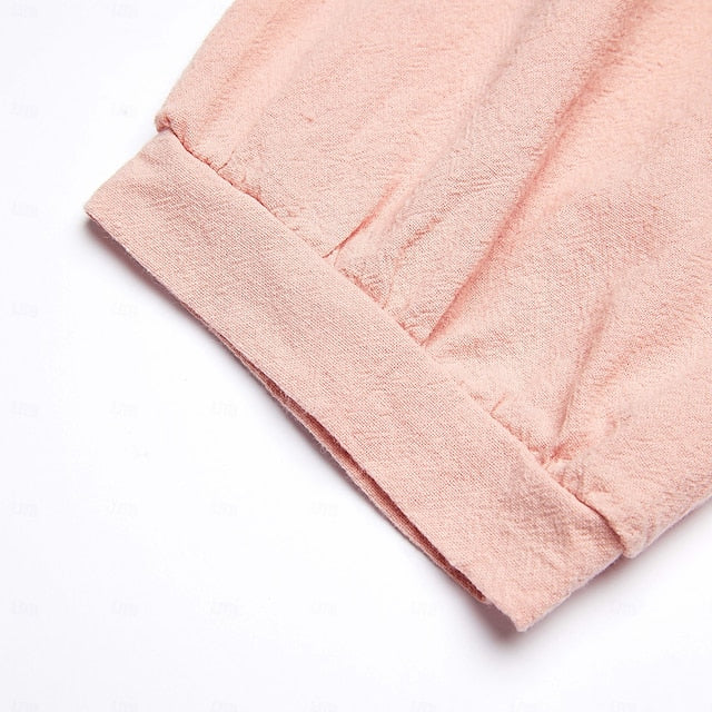 Women's Blue Black White Summer Spring Midi Dress Faux