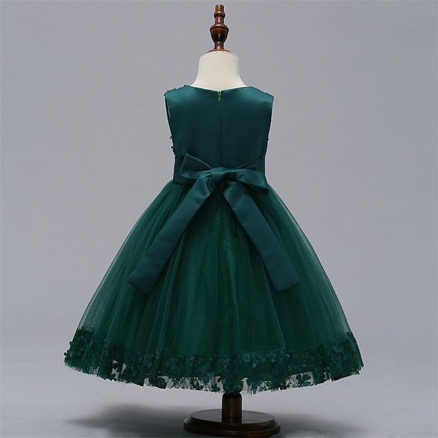 Girls' Flower Kid's Dress Princess Girl