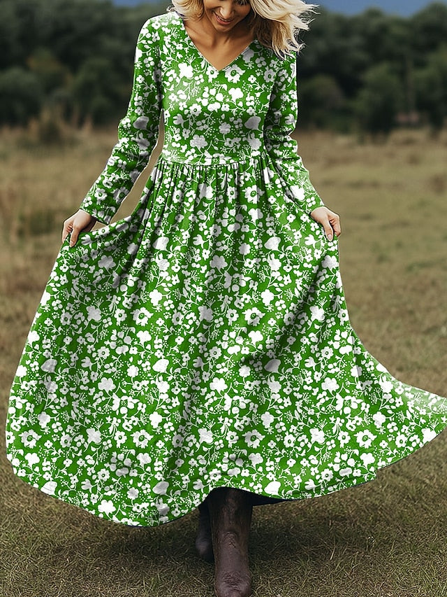 Women's Maxi Dress A Line Dress Vacation Casual Boho Beach