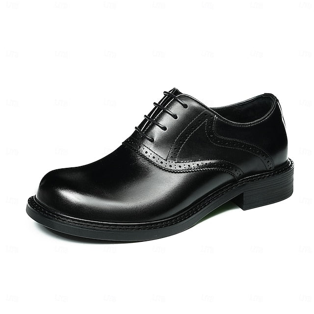 Genuine Leather First Shoes- Layer Oxford Men's
