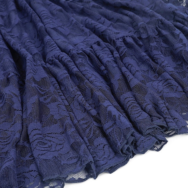 Flower Solid Girls' Long Kids Colored Girl Dress