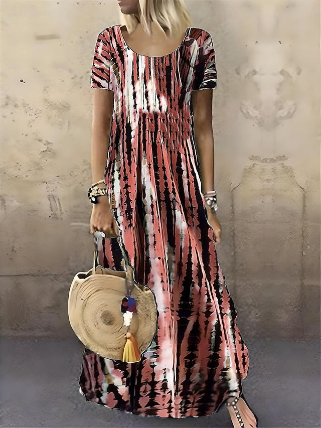 Women's Midi Dress T Shirt Dress Tee Dress Shift Dress