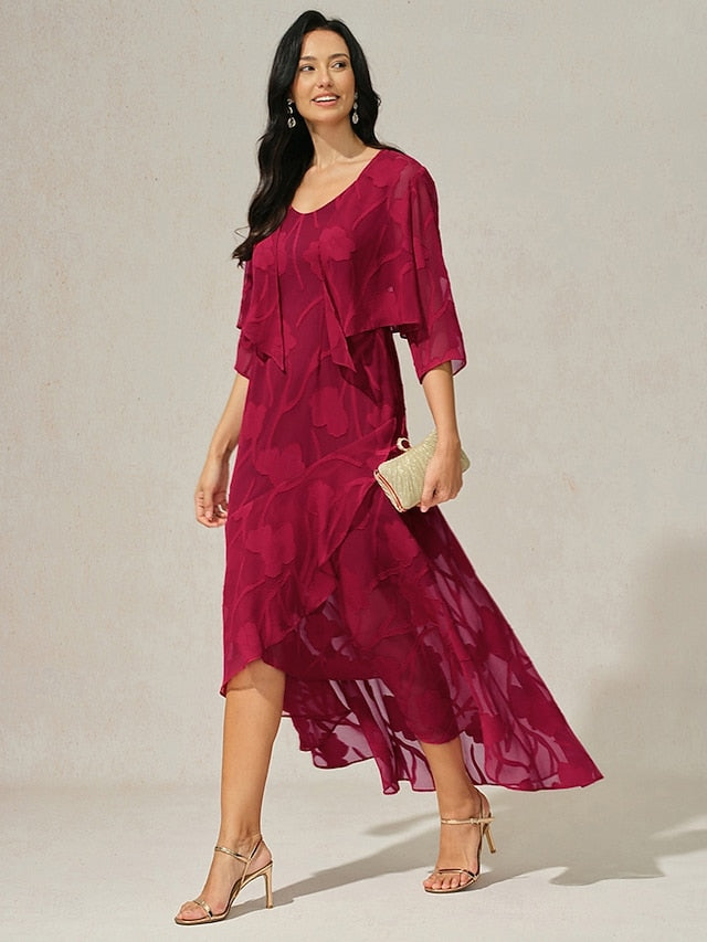 Women's Maxi Dress Ruffle Dress Elegant Wedding Wedding